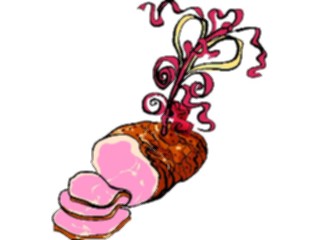 Sticker Custom Preview Image #064536 Food Drink Meats Ham07