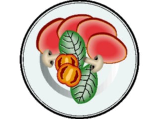 Sticker Custom Preview Image #064599 Food Drink Meats Meat Garnish1