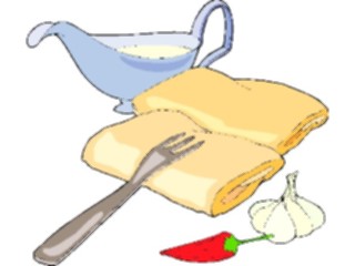 Sticker Custom Preview Image #064603 Food Drink Meats Meat Pastries