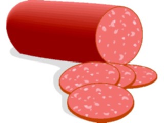 Sticker Custom Preview Image #064640 Food Drink Meats Salami6