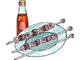 Sticker Custom Preview Image #064670 Food Drink Meats Shish Kebab3