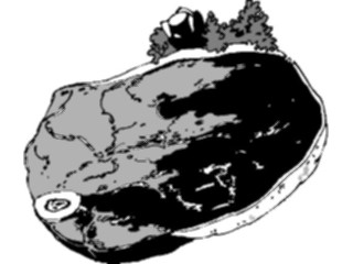 Sticker Custom Preview Image #064692 Food Drink Meats Steak Round