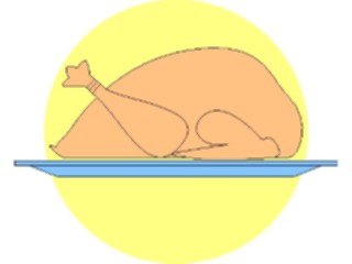 Sticker Custom Preview Image #064705 Food Drink Meats Turkey08