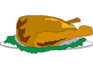 Sticker Custom Preview Image #064709 Food Drink Meats Turkey12