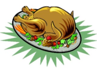 Sticker Custom Preview Image #064712 Food Drink Meats Turkey15