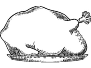 Sticker Custom Preview Image #064721 Food Drink Meats Turkey Frame