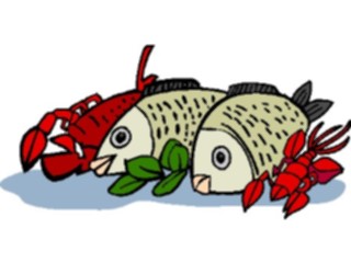 Sticker Custom Preview Image #064757 Food Drink Seafood Fish Lobster