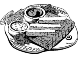 Sticker Custom Preview Image #064767 Food Drink Seafood Fish Sticks