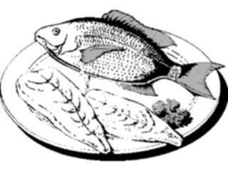 Sticker Custom Preview Image #064768 Food Drink Seafood Fish Whole Filet