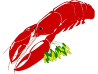 Sticker Custom Preview Image #064772 Food Drink Seafood Lobster2