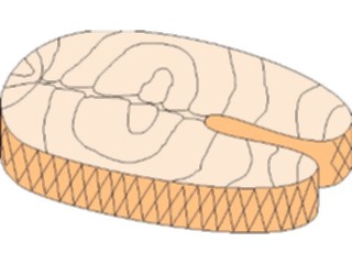 Sticker Custom Preview Image #064789 Food Drink Seafood Salmon1