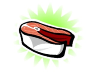 Sticker Custom Preview Image #064793 Food Drink Seafood Salmon5