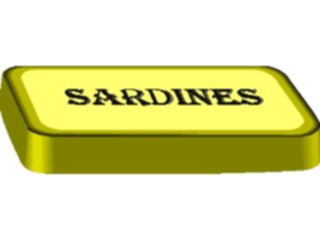 Sticker Custom Preview Image #064800 Food Drink Seafood Sardine Can3