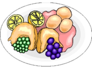 Sticker Custom Preview Image #064804 Food Drink Seafood Seafood Plate