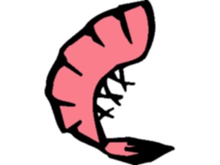 Sticker Custom Preview Image #064814 Food Drink Seafood Shrimp05