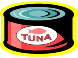 Sticker Custom Preview Image #064839 Food Drink Seafood Tuna Can1