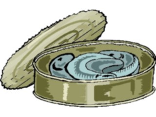 Sticker Custom Preview Image #064842 Food Drink Seafood Tuna Can4