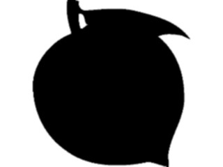 Sticker Custom Preview Image #064938 Food Drink Silhouettes Peach