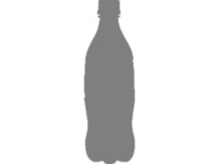 Sticker Custom Preview Image #064964 Food Drink Silhouettes Soda Bottle