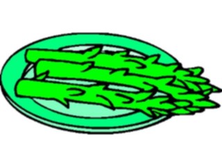 Sticker Custom Preview Image #064998 Food Drink Veggies Asparagus10