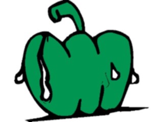 Sticker Custom Preview Image #065045 Food Drink Veggies Bell Pepper08