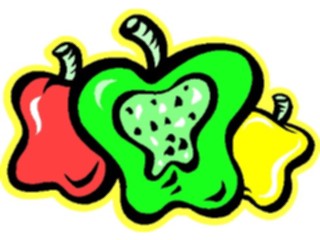 Sticker Custom Preview Image #065062 Food Drink Veggies Bell Peppers2