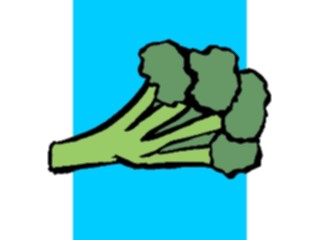 Sticker Custom Preview Image #065068 Food Drink Veggies Broccoli02