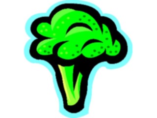 Sticker Custom Preview Image #065070 Food Drink Veggies Broccoli04