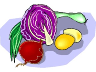 Sticker Custom Preview Image #065080 Food Drink Veggies Cabbage3