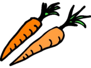 Sticker Custom Preview Image #065122 Food Drink Veggies Carrots07