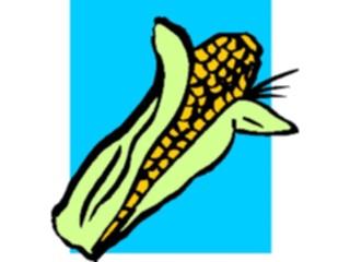 Sticker Custom Preview Image #065197 Food Drink Veggies Corn05