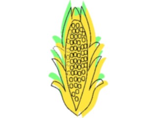 Sticker Custom Preview Image #065224 Food Drink Veggies Corn32