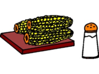 Sticker Custom Preview Image #065228 Food Drink Veggies Corn36