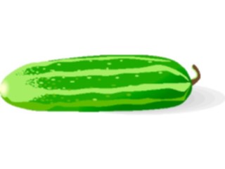 Sticker Custom Preview Image #065239 Food Drink Veggies Cucumber07