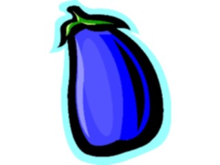 Sticker Custom Preview Image #065253 Food Drink Veggies Eggplant02
