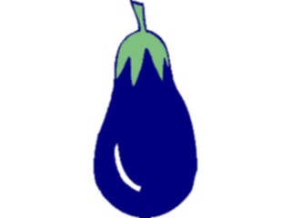 Sticker Custom Preview Image #065257 Food Drink Veggies Eggplant06