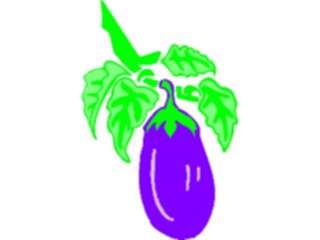 Sticker Custom Preview Image #065259 Food Drink Veggies Eggplant08