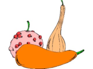 Sticker Custom Preview Image #065282 Food Drink Veggies Gourds