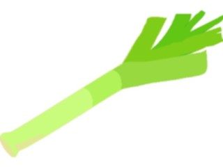 Sticker Custom Preview Image #065287 Food Drink Veggies Leek1