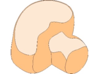 Sticker Custom Preview Image #065297 Food Drink Veggies Mushroom01