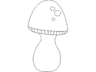 Sticker Custom Preview Image #065299 Food Drink Veggies Mushroom03