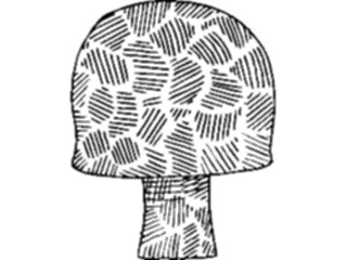 Sticker Custom Preview Image #065302 Food Drink Veggies Mushroom06