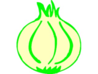 Sticker Custom Preview Image #065347 Food Drink Veggies Onion16