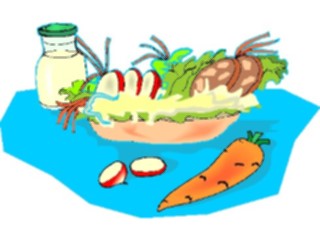 Sticker Custom Preview Image #065484 Food Drink Veggies Salad4