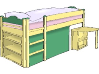 Sticker Custom Preview Image #065564 Furniture Bed Set