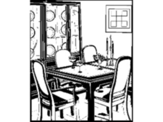 Sticker Custom Preview Image #065761 Furniture Dining Room Table Hutch