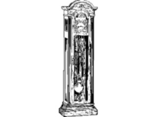Sticker Custom Preview Image #065841 Furniture Grandfather Clock1