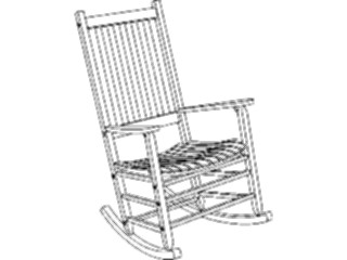 Sticker Custom Preview Image #065912 Furniture Rocking Chair4