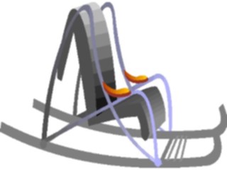 Sticker Custom Preview Image #065918 Furniture Rocking Chair Modern