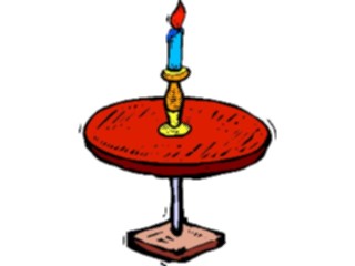 Sticker Custom Preview Image #066090 Furniture Table Candle2